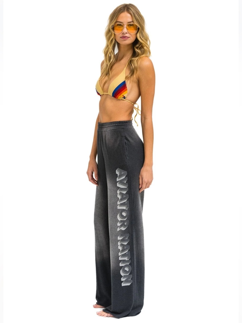 3D Wide Leg Pocket Sweatpants